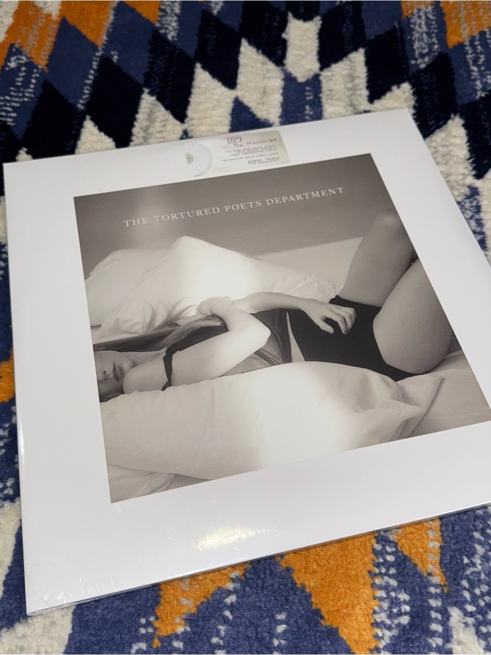 Taylor Swift TTPD Vinyl Limited Edition “The Manuscript” Ghosted White Records